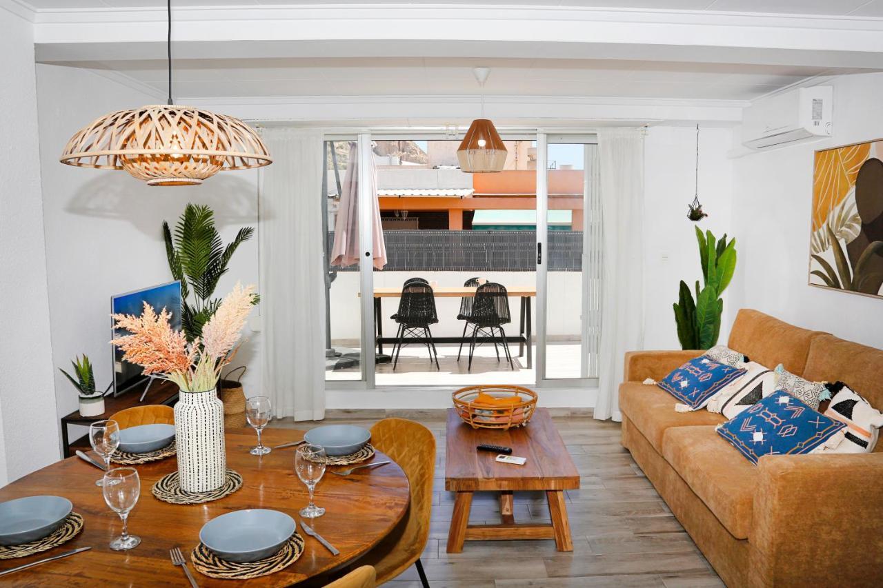 M&C Penthouse Santa Barbara Apartment อาลิกันเต ภายนอก รูปภาพ